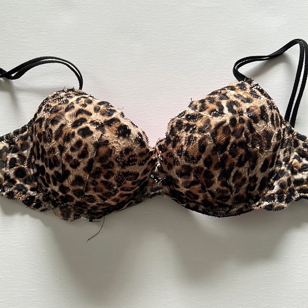 Victoria's Secret leopard print bra